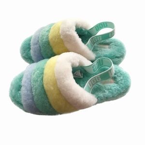 UGG Fluff Yeah Slides Tide Pool Multi 10